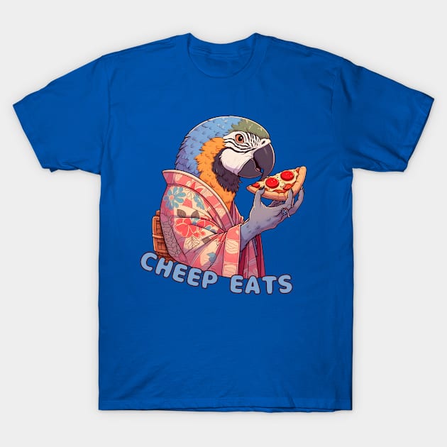 Pizza parrot T-Shirt by Japanese Fever